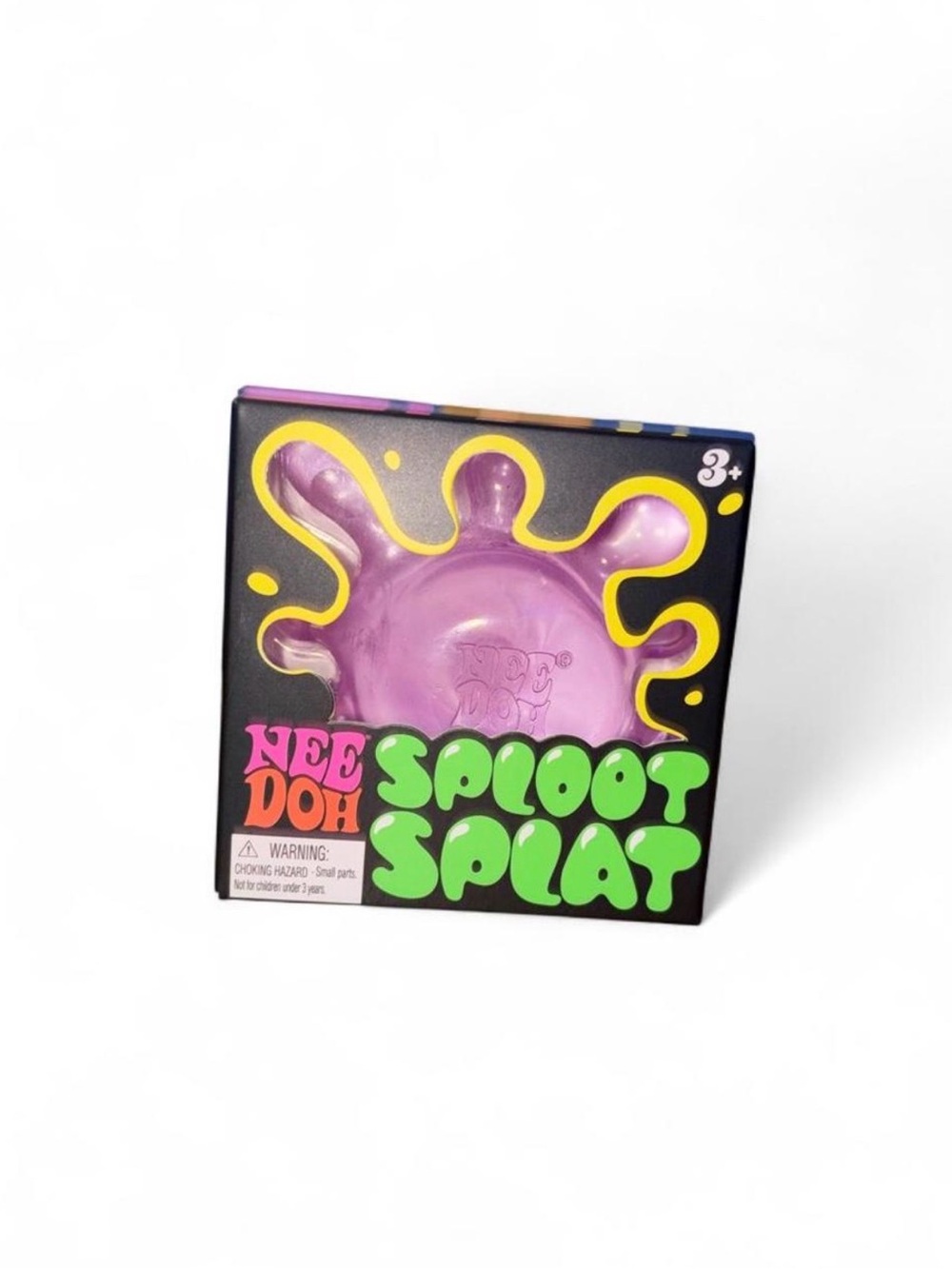 NeeDoh Sploot Splat Purple Squishy Sensory Toy Super Satisfying Tactile Squish